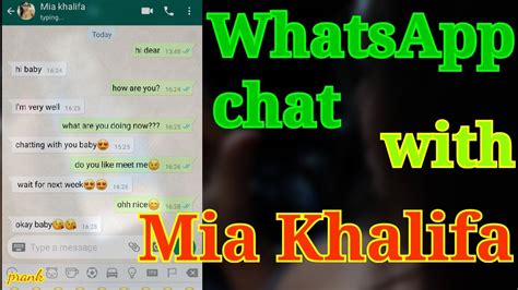 mia khalifa number|CHAT